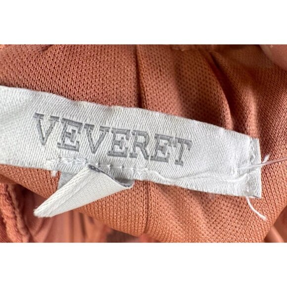 Veveret Womens M Boho Wide-Leg Jumpsuit Romper With Adjustable Straps 100% rayon - Picture 5 of 14